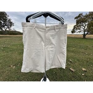 Peter Millar Salem Golf Shorts Stone color  (light Khaki )Size 35 Classic Fit